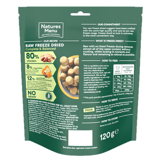 80% Chicken Freeze Dried Nuggets image number 1