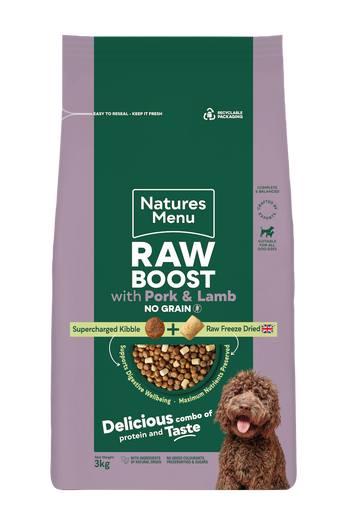 Pork and Lamb Raw Boost 3KG