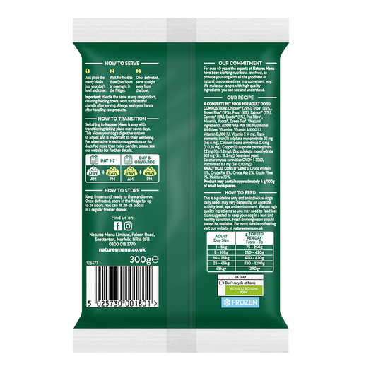 60% Tripe and Chicken with Salmon Block image number 1