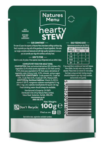 Chicken and Vegetable Hearty Stew Pouch image number 1